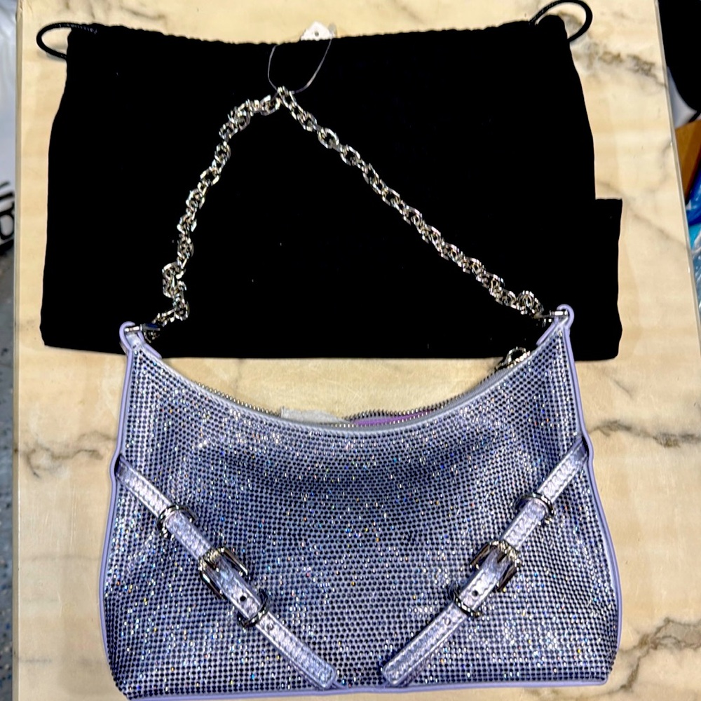 Givenchy 🔥lavender Vouyou crystal shoulder bag💜